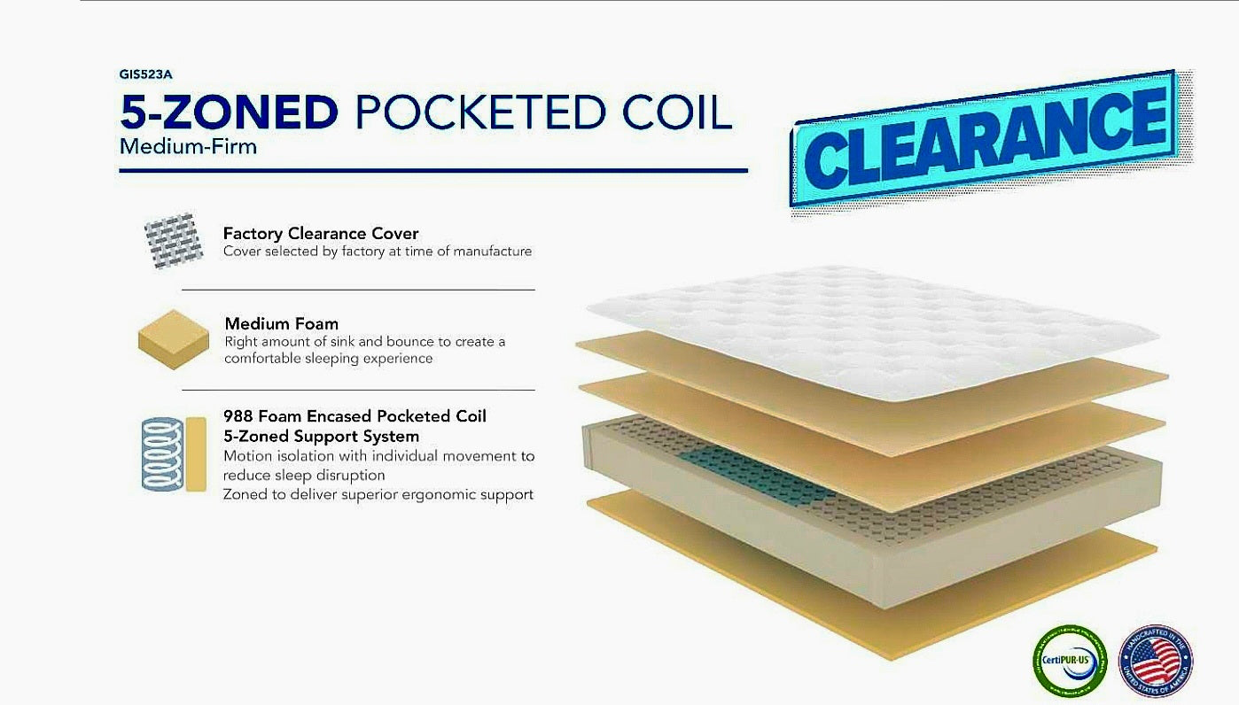 ★BACK-TO-SCHOOL SPECIAL★ BEST VALUE★ 10" Hybrid Mattress (Medium-Comfort) CHOOSE YOUR DELIVERY DATE!